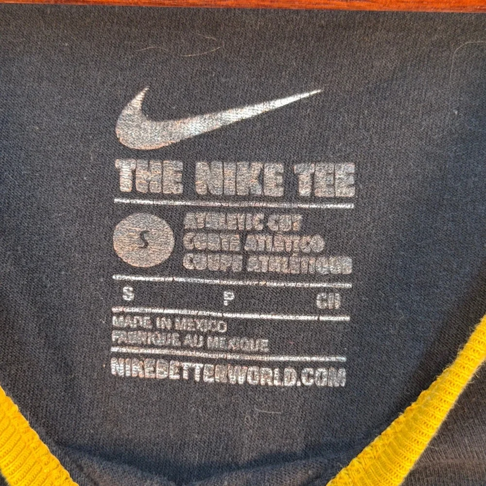 Nike Mens Missouri Tigers Mizzou Tank Top Black Gold Athletic Cut Small 0877